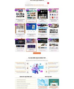 Mẫu Website kho theme 1