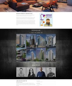 Mẫu Website kiến trúc xây dựng 4