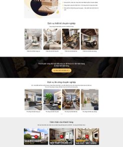 Mẫu Website nội thất 17