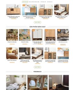 Mẫu Website Nội thất 31