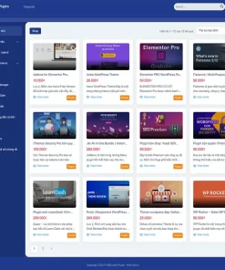 Mẫu Website bán plugin, theme gọn gàng dể nhìn
