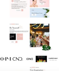 Mẫu website Tiệm Nail đẹp